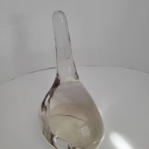 Vintage Clear Crystal Golf Club Head Paperweight Office - Picture 2 of 4